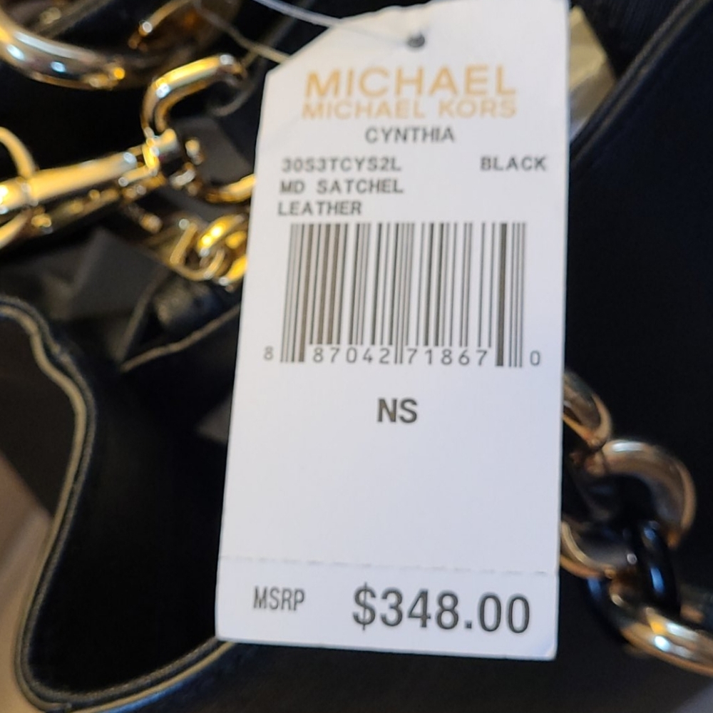 NEW Michael Kors Cynthia Satchel Purse Bag - Picture 5 of 11